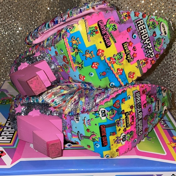 Irregular Choice Lightning Bolt Heels Size 6.5 - Picture 8 of 11